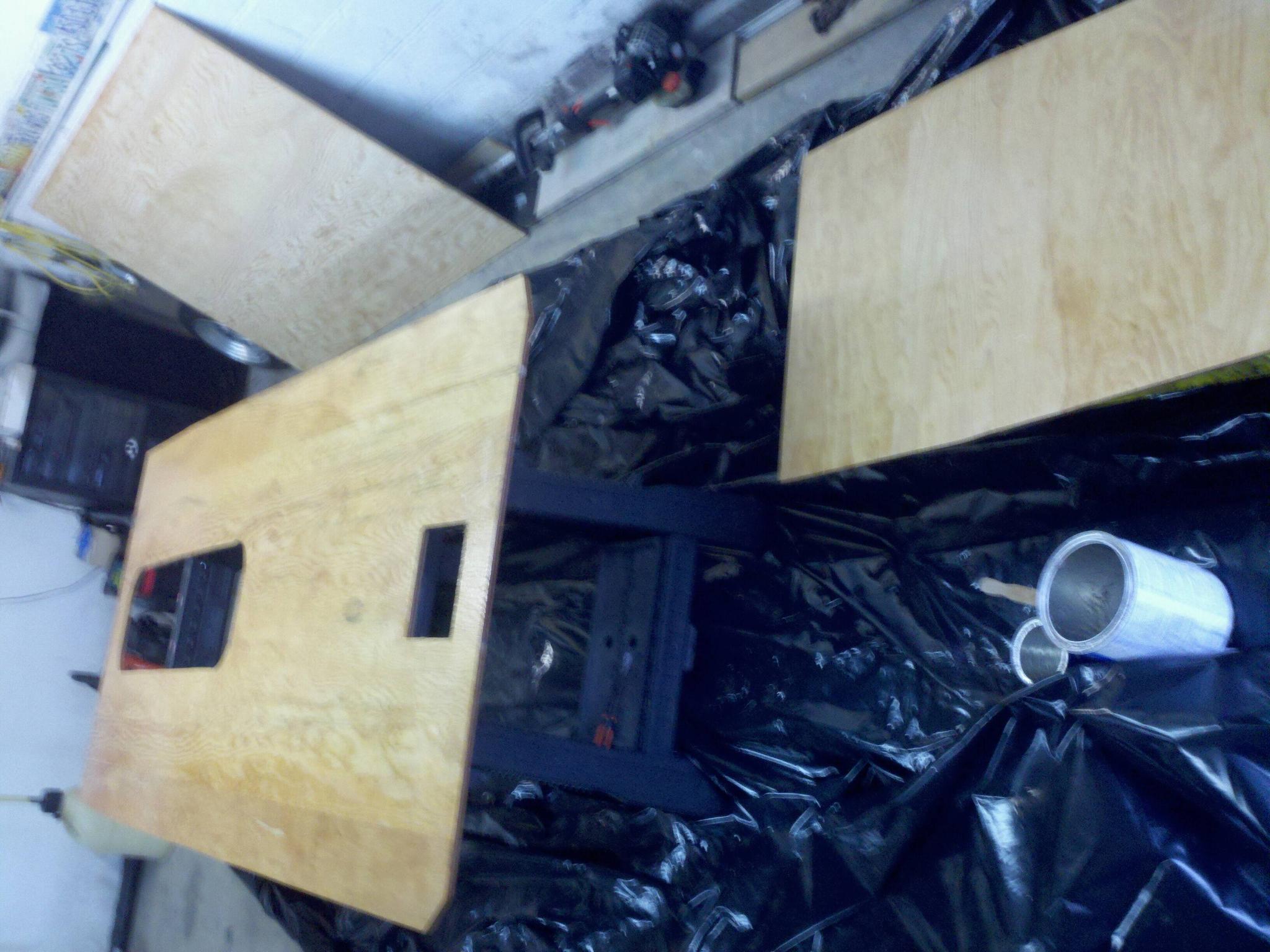 Sealing marine grade floor, guy is thorough!